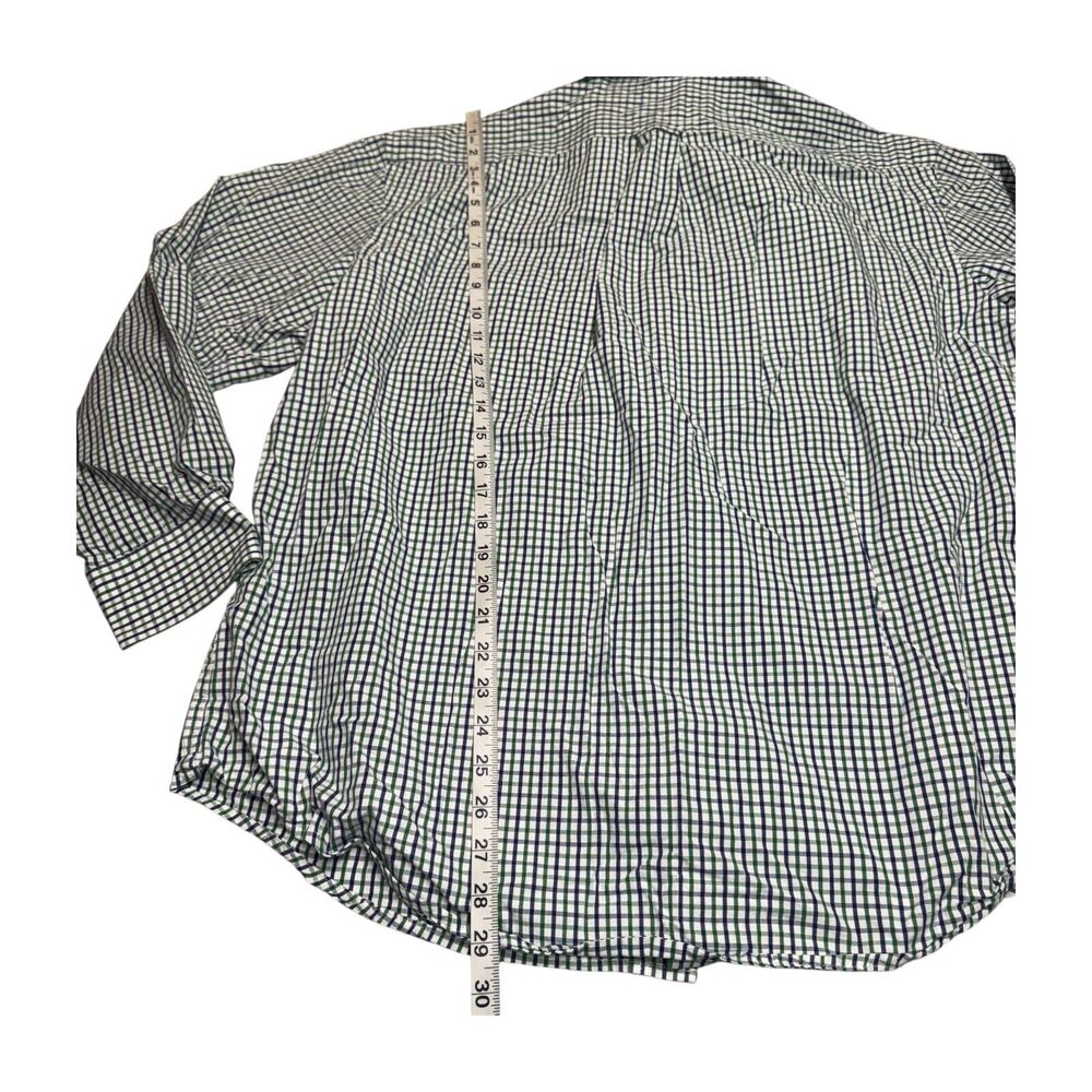IZOD Shirt Men's XL Multicolor Plaid 100% Cotton Long Sleeve Collared Button-Up - Picture 5 of 9